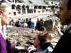 Cody al Colosseo con la mamma